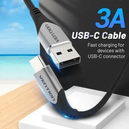 Vention Cable USB 2.0 Tipo-C CODHD Gris 50cm Vention Cable USB 2.0 Tipo-C CODHD Gris 50cm
